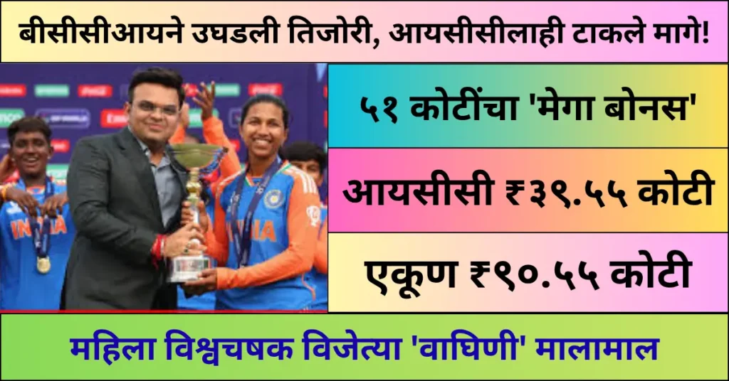 Women World Cup BCCI Prize