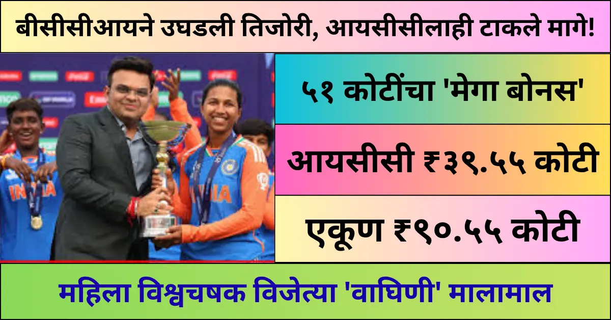 Women World Cup BCCI Prize